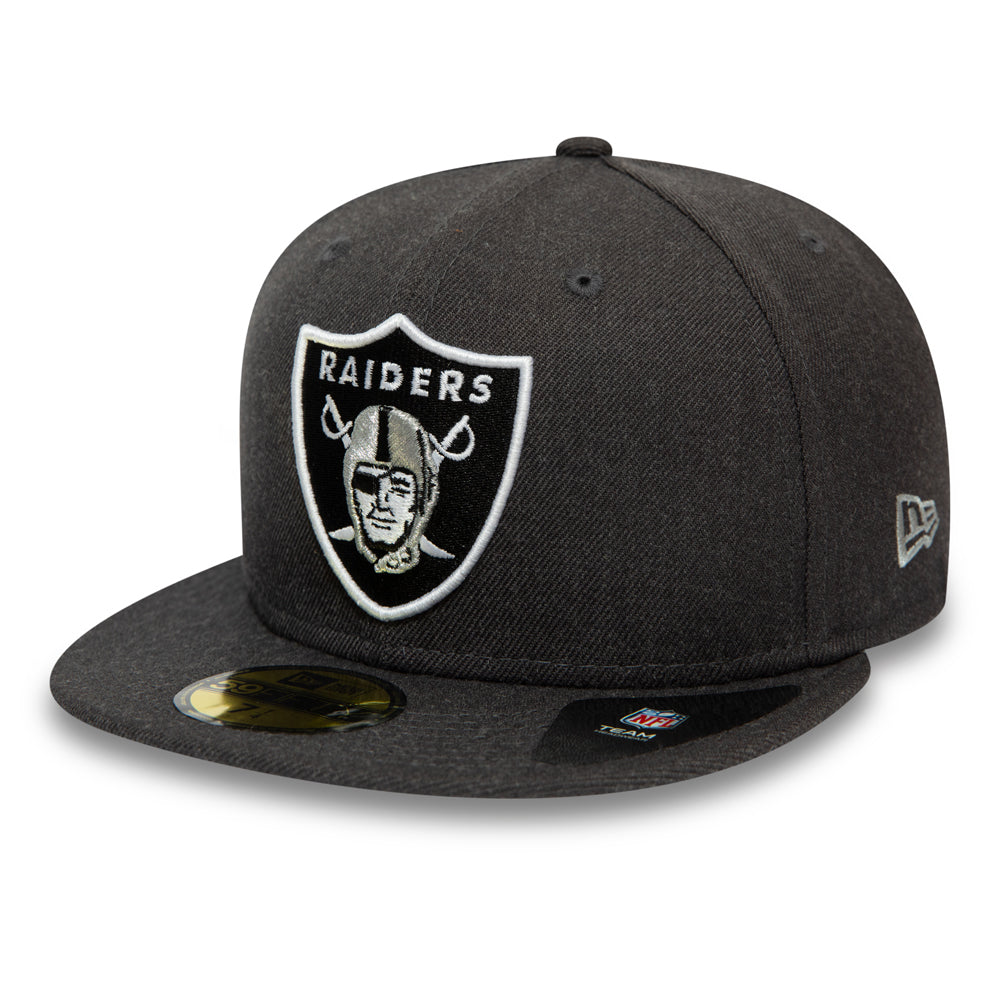 New Era - Oakland Raiders Essential Heather Grey Cuff Knit