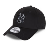 MLB New York Yankees Black Base 9forty Snapback Cap