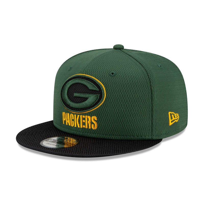 Green Bay Packers NFL Sideline Road  9FIFTY Snapback Cap