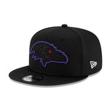 Baltimore Ravens NFL Sideline Road 9fifty Snapback Cap