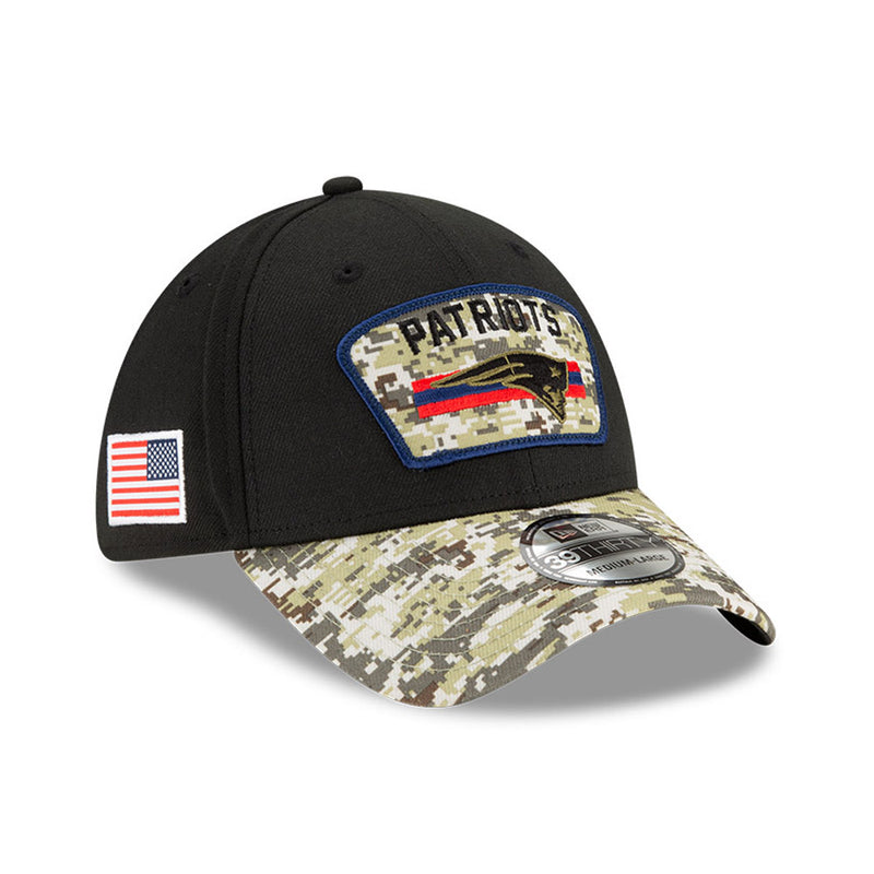 NFL New England Patriots 2021 Salute To Service 39thirty Cap