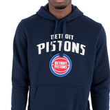 Felpa con cappuccio NBA Detroit Pistons con logo team