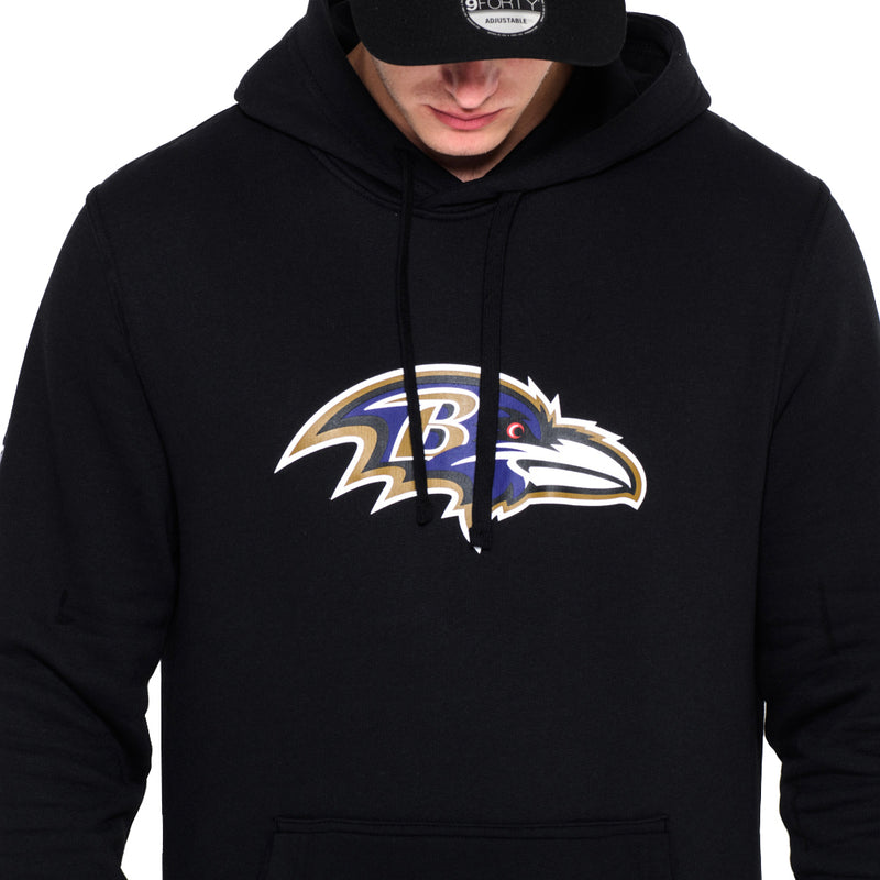 Sudadera con capucha de los Ravens de Baltimore de la NFL con logotipo del equipo